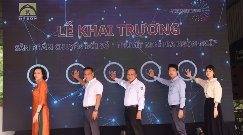 di san van hoa the gioi my son ra mat ung dung thuyet minh da ngon ngu hinh 1
