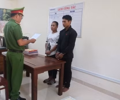 bat 2 doi tuong giet nguoi vi ghen tuong o gia lai hinh 1