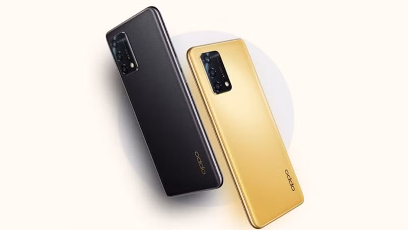 dien thoai tam trung oppo f19s ra mat tai an do co mau vang dac biet hinh 4