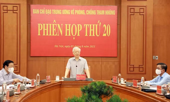 chuc nang nhiem vu quyen han cua ban chi dao trung uong ve phong chong tham nhung tieu cuc hinh 1