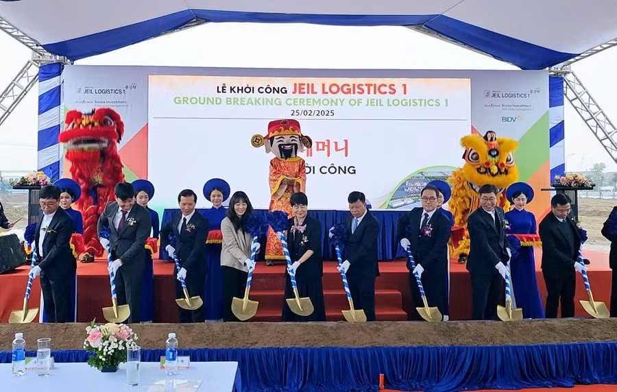 hai phong khoi cong du an jeil logistics 1 tri gia 445 trieu usd tai khu cong nghiep nam dinh vu hinh 1
