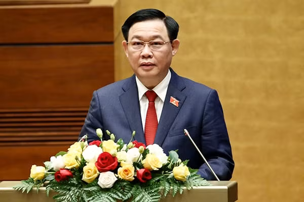 Chủ tịch Quốc hội Vương Đình Huệ.