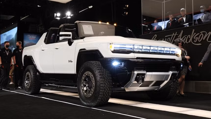 Mẫu xe điện GMC Hummer EV. Ảnh: Autoblog