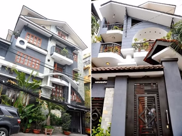 Mặt ngoài căn biệt thự 40 tỷ của nam ca sĩ, diễn viên.