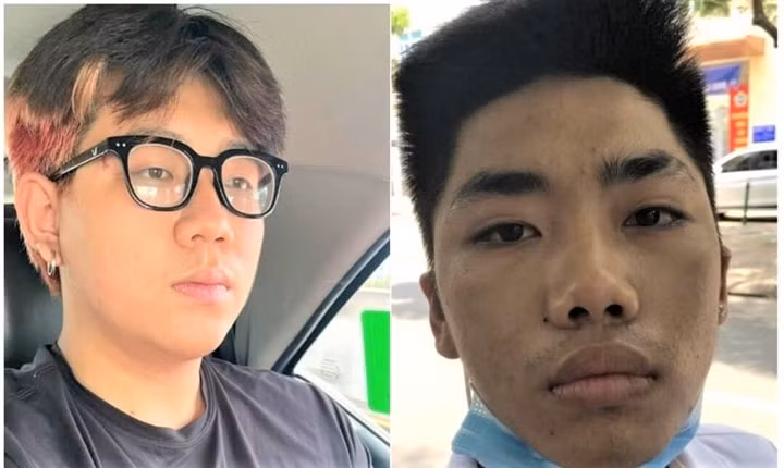 Hai đối tượng Dương (trái) và Hiếu (phải) vừa bị công an TP.Hà Nội bắt giữ. Ảnh: vtc.vn
