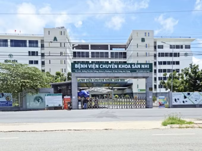 Bệnh viện chuyên khoa Sản - Nhi tỉnh Sóc Trăng. Ảnh: TL