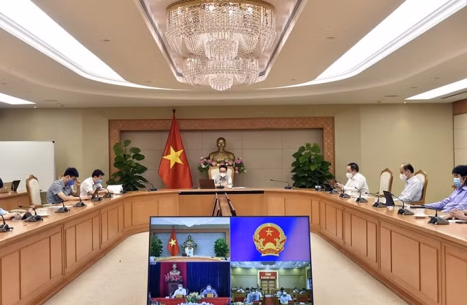 Quang cảnh cuộc họp.