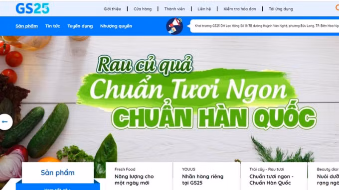 87 cửa hàng GS 25 bổ sung bán thực phẩm tươi sống phục vụ người dân - Nguồn: GS25