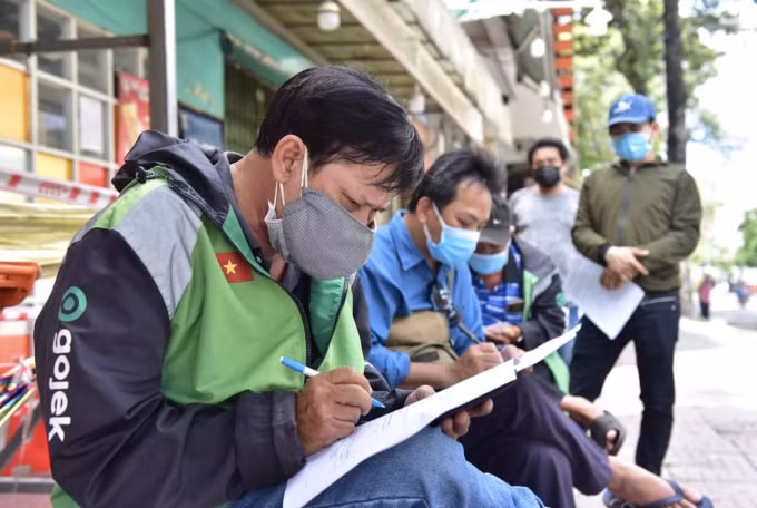 Các đối tác tài xế chưa nhận được thông tin tiêm trong đợt đầu tiên có thể tham gia các đợt đăng ký sau