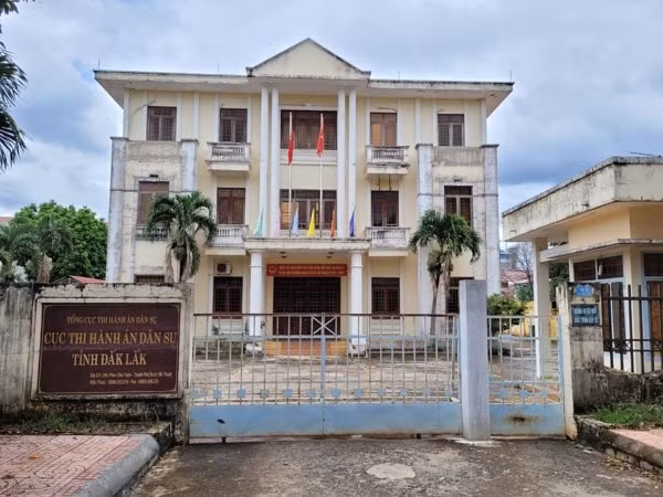 Trụ sở Cục thi hành án dân sự tỉnh Đắk Lắk