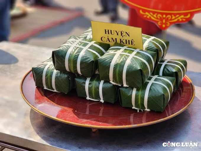 phu tho hon 100 nghe nhan tranh tai tai hoi thi lam banh chung banh giay hinh 3