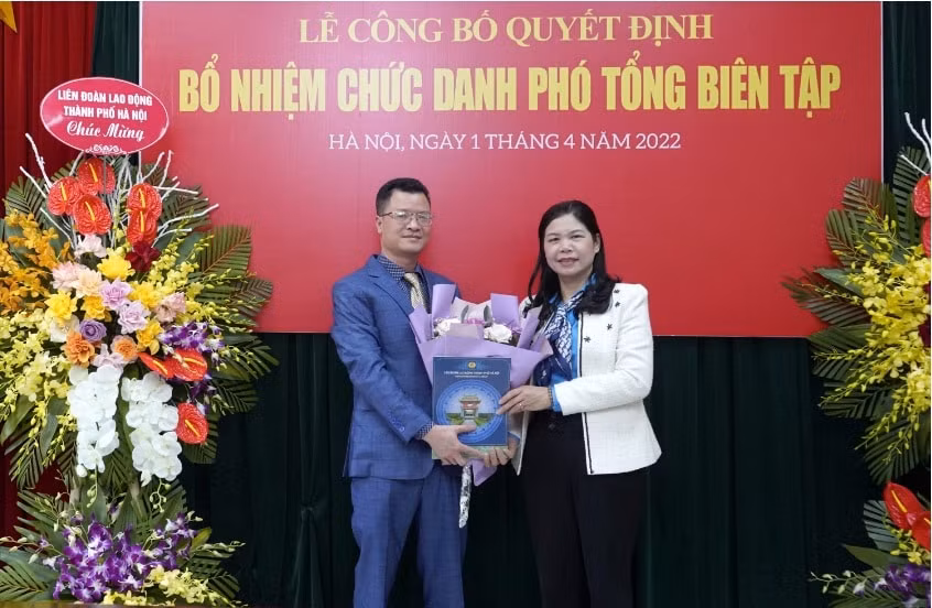 nha bao dinh tuan anh duoc bo nhiem lam pho tong bien tap bao lao dong thu do hinh 1