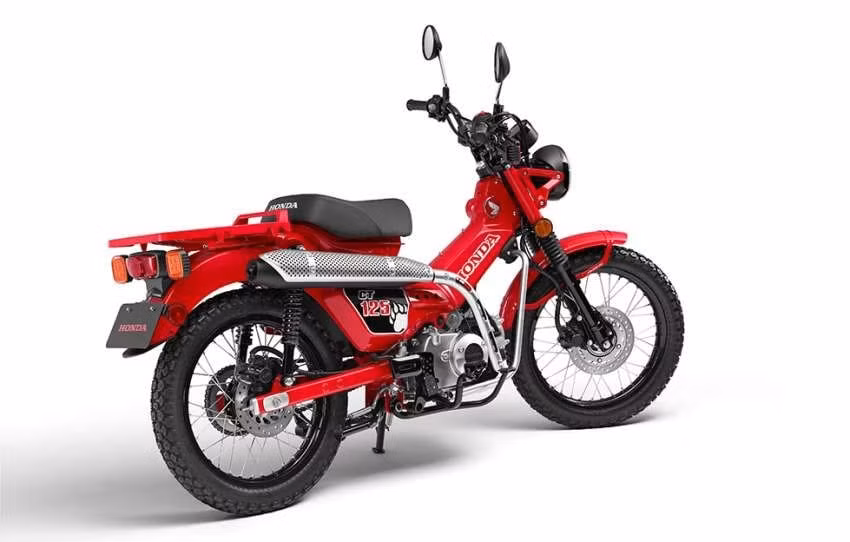honda trail 125 mau do ra mat tai my gia 3999 usd hinh 2