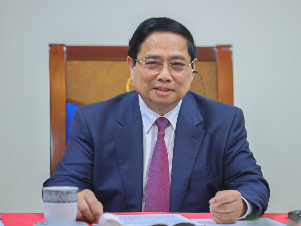 Thủ tướng Phạm Minh Chính điện đàm với Thủ tướng Campuchia Hun Manet- Ảnh 1.