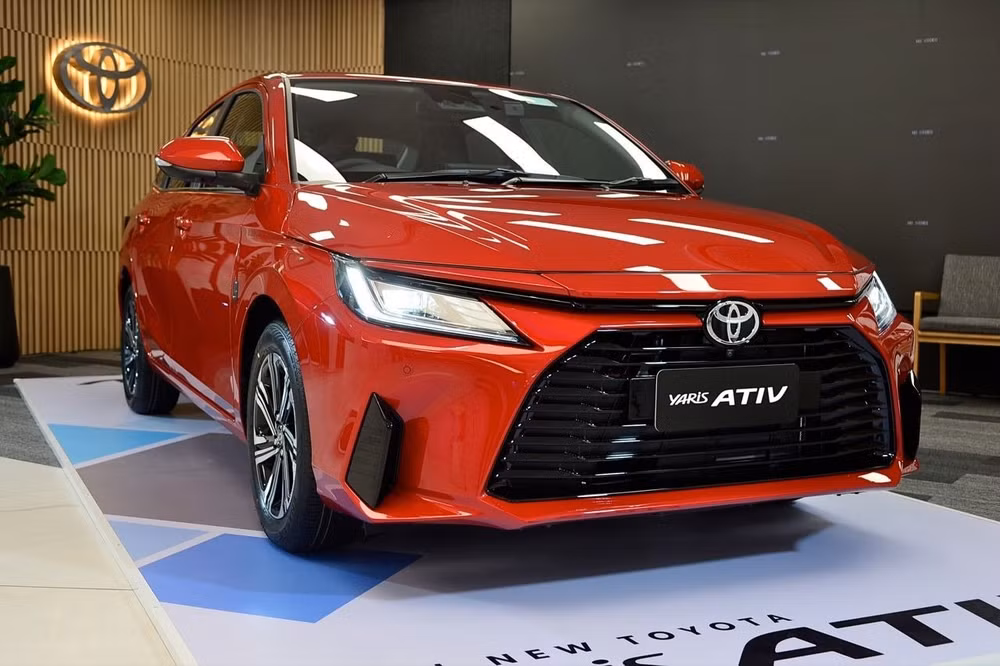 Mẫu xe Toyota Vios có tên gọi Yaris Ativ tại Thái Lan - Ảnh: Toyota