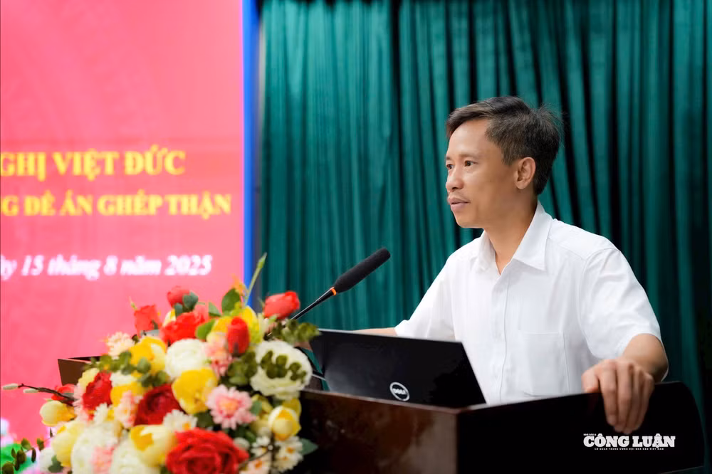 PGS.TS.Nguyễn Mạnh Khánh- Phó giám đốc BV Hữu nghị Việt Đức phát biểu
