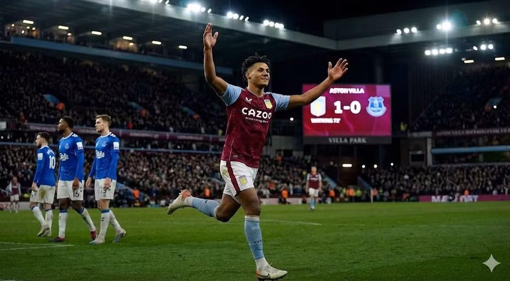 Tiền đạo chủ lực Ollie Watkins được kỳ vọng sẽ tiếp tục duy trì cái duyên ghi bàn vào lưới Everton trong trận đấu đêm nay. Hình minh họa