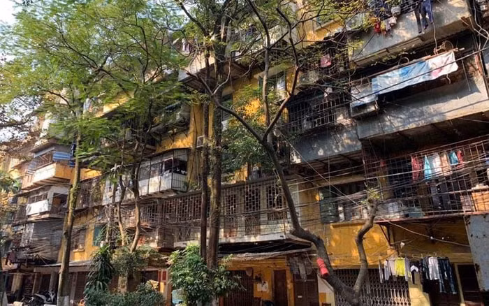 Hà Nội kiểm tra, đánh giá nhà tập thể. (Ảnh: DC)
