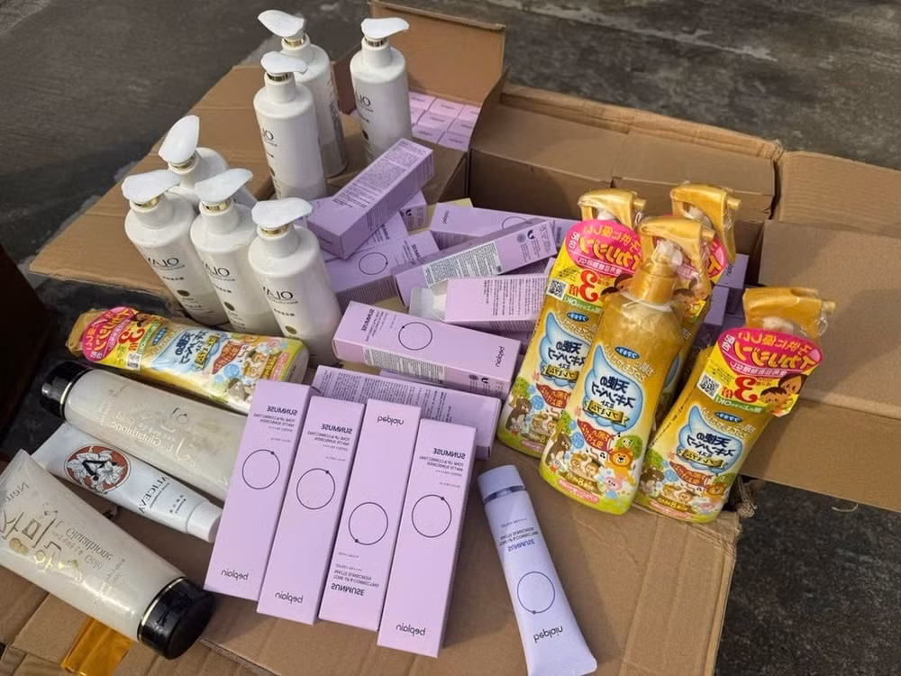 Lực lượng chức năng thu giữ hơn 25 tấn hóa mỹ phẩm giả, không rõ nguồn gốc