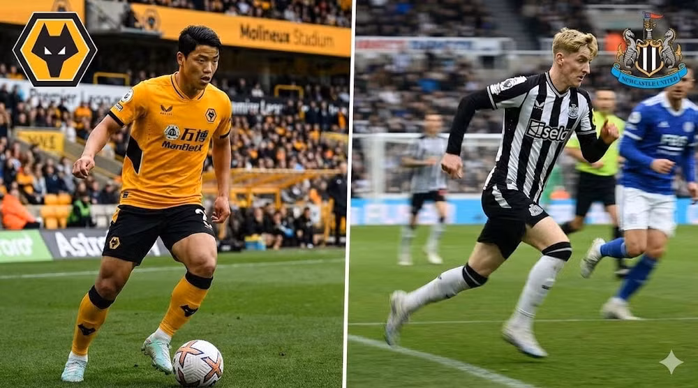 Hwang Hee-chan là niềm hy vọng số 1 trên hàng công Wolves, trong khi Newcastle đặt trọn niềm tin vào tốc độ của Anthony Gordon để khoan phá hàng thủ chủ nhà