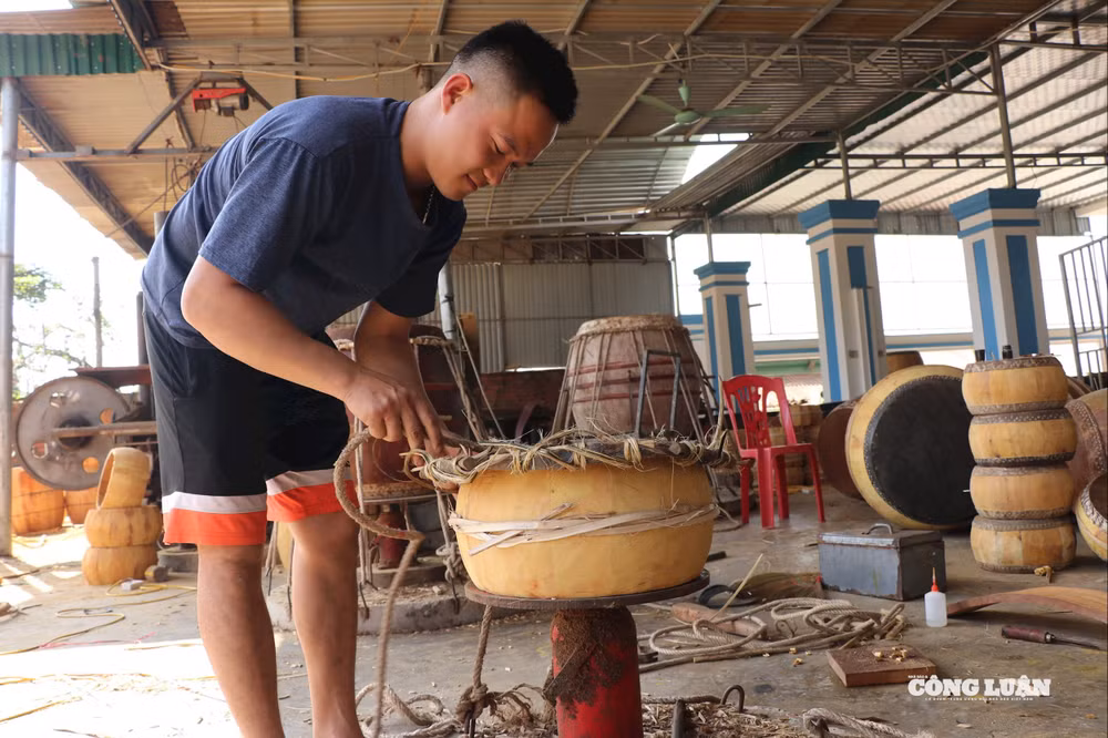 Các cơ sở ở Đại Đồng sản xuất nhiều loại trống với kích cỡ khác nhau, từ trống nhà thờ họ, trống trường học, trống lễ hội.