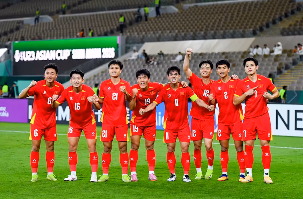 U23 Việt Nam gây ấn tượng mạnh tại VCK U23 châu Á. Ảnh: VFF