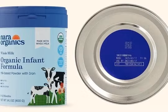 Thêm một dòng sữa trẻ em bị cảnh báo, Bộ Y tế yêu cầu thu hồi sản phẩm Nara Organics