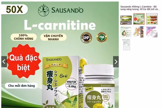 Viên uống giảm cân trên Shopee bị phát hiện số giấy công bố không có thật