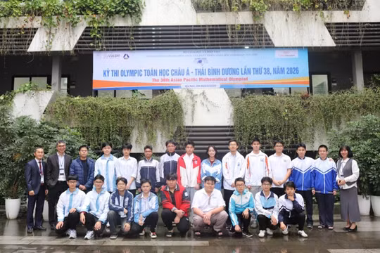 Việt Nam trở lại đầy ấn tượng tại Olympic Toán châu Á - Thái Bình Dương sau 24 năm vắng bóng