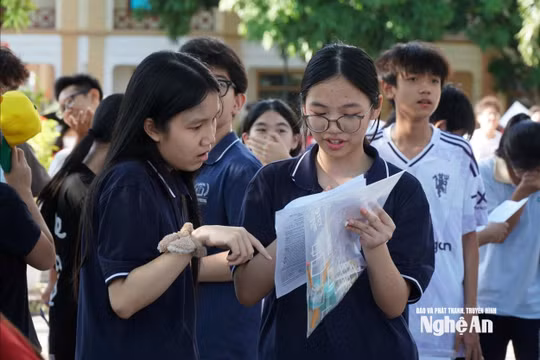 Kết thúc kỳ thi lớp 10 ở Nghệ An: Nhiều thí sinh tự tin đạt 7-8 điểm nhưng 'bó tay' với câu hình khó nhất