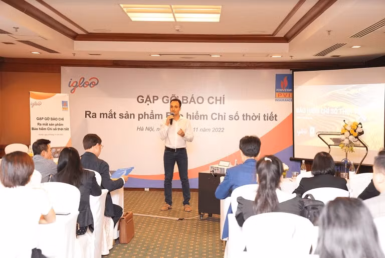ra mat san pham bao hiem chi so thoi tiet dau tien tai viet nam danh cho nong dan trong lua hinh 2