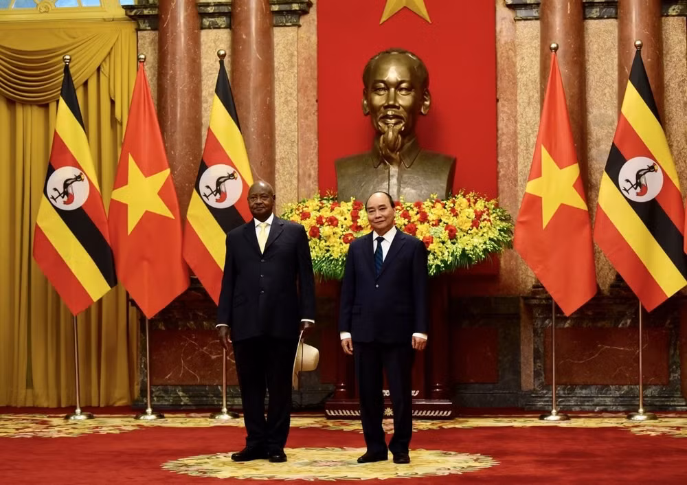 chu tich nuoc nguyen xuan phuc chu tri le don tong thong uganda tham chinh thuc viet nam hinh 3