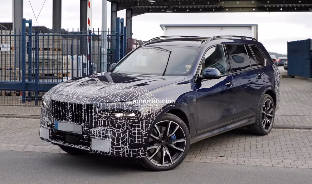 lo dien hinh anh bmw x7 facelift phien ban thu nghiem hinh 1
