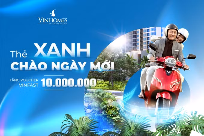 vinhomes tang cu dan 30000 voucher xe may dien vinfast hinh 1