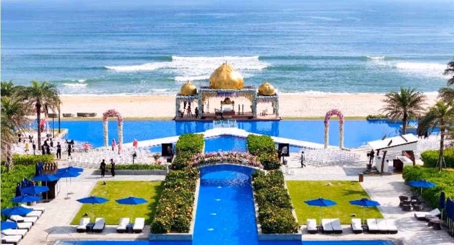 sheraton grand danang resort convention center tiep tuc la diem den ly tuong cho cac dam cuoi dac biet an tuong cua cac ty phu an do hinh 5