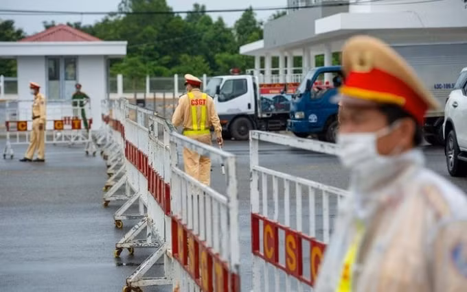 Đà Nẵng lập 8 chốt chặn ở các cửa ngõ ra vào thành phố. Ảnh: TL.
