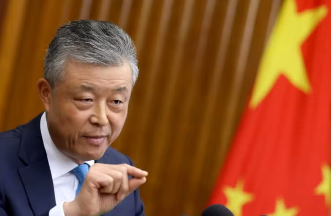 Đại sứ&nbsp;Trung Quốc&nbsp;tại Anh, Liu Xiaoming. Ảnh: Reuters