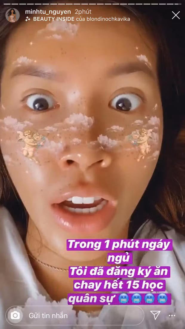 Nữ siêu mẫu đã đăng kí ăn chay trong những ngày tới