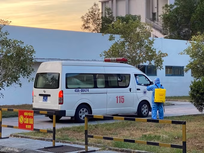 Trước đó, Bệnh viện Trung ương Huế (cơ sở 2) đã tiếp nhận 3 ca bệnh nhiễm Covid-19. (ảnh BV TW Huế)