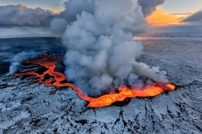 Vụ phun trào ở cánh đồng dung nham Holuhraun.