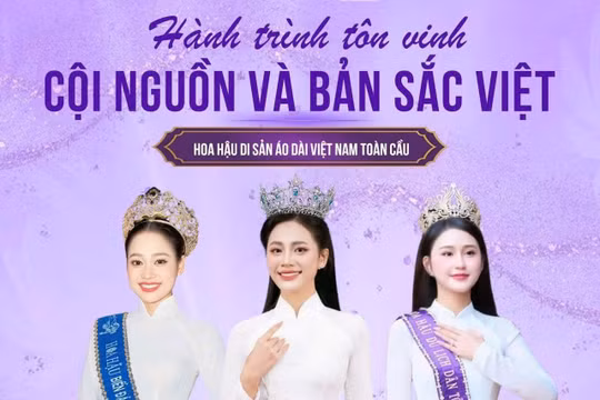 Lần đầu tiên có cuộc thi nhan sắc tôn vinh di sản Áo dài kết nối phụ nữ Việt trên toàn thế giới