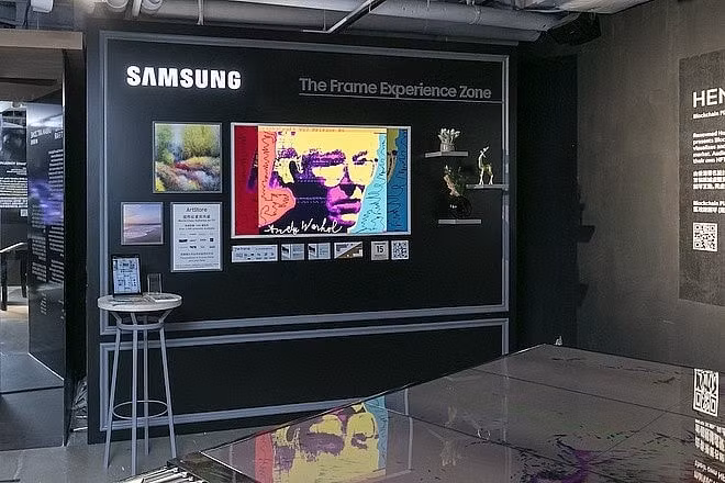 samsung ra mat tv co cong nghe blockchain dau tien tren the gioi hinh 1