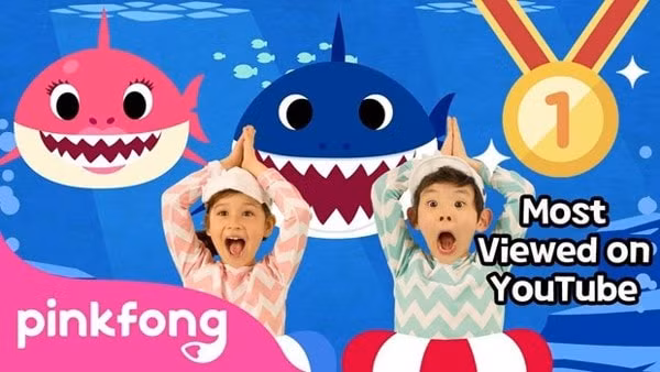 baby shark dance can moc 10 ty luot xem tren youtube hinh 1