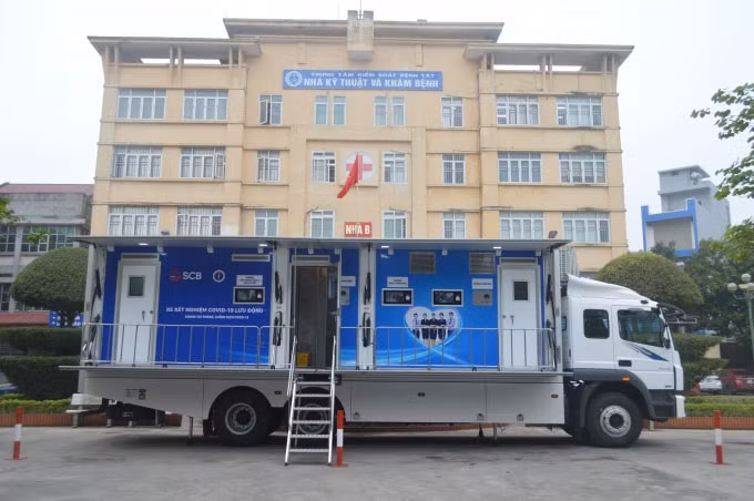 scb tiep tuc chuoi hoat dong trao tang xe xet nghiem luu dong tai thai binh va thanh hoa hinh 4