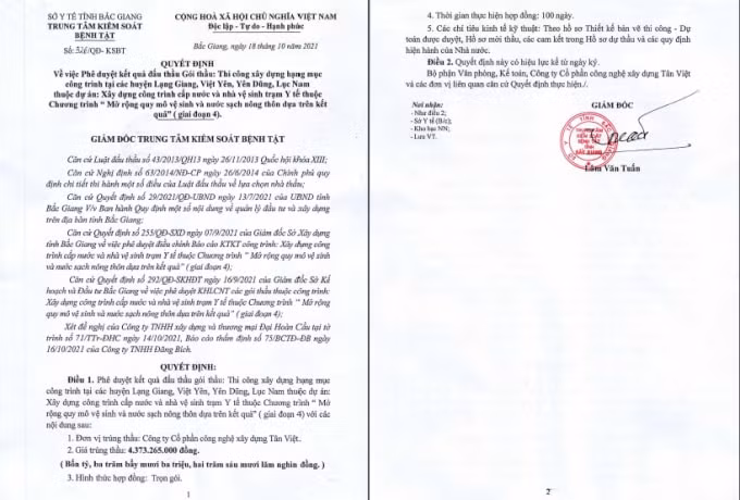 vi sao cdc bac giang im lang truoc phan anh ve viec gian lan trong dau thau hinh 2