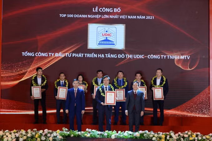 udic duoc xep hang top 500 doanh nghiep lon nhat viet nam nam 2021 hinh 1