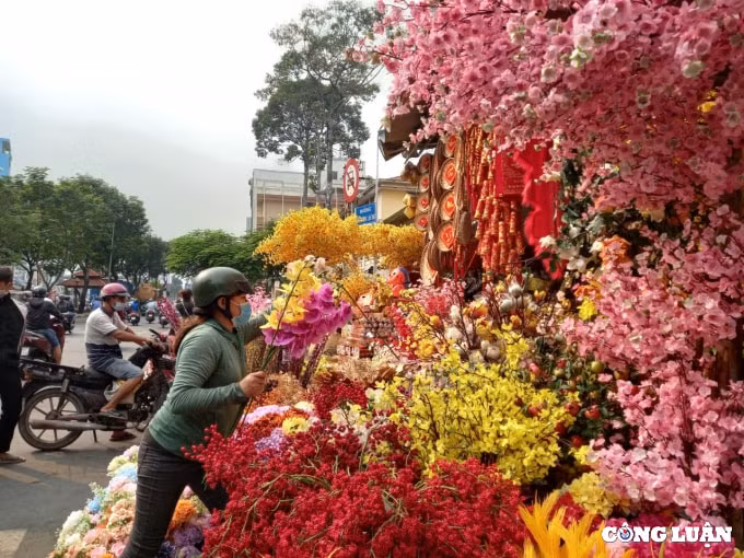 pho nguoi hoa o tp hcm ron rang nhung ngay can tet nguyen dan 2022 hinh 8