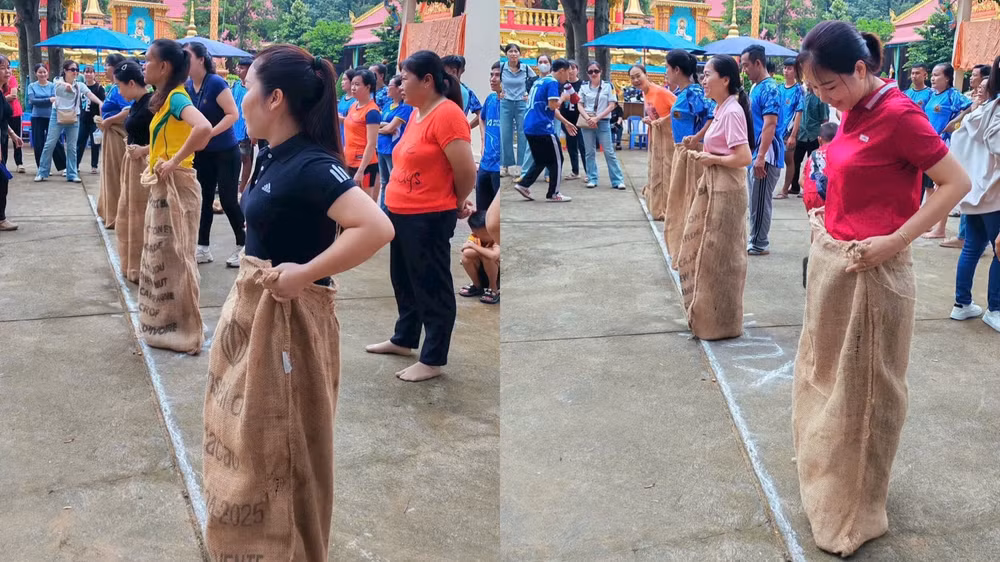 Những phần quà ý nghĩa từ ban tổ chức, càng tiếp thêm động lực để các em tích cực hòa mình vào không gian văn hóa chung. Ảnh: Trí Trần.