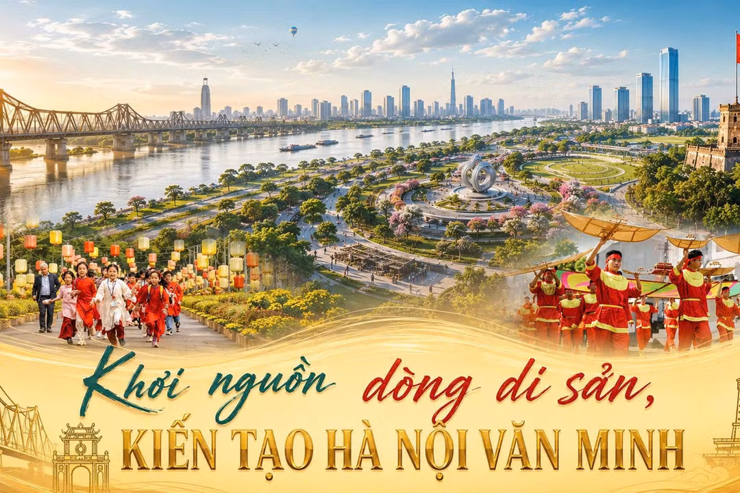 Khơi nguồn di sản sông Hồng, mở lối phát triển Hà Nội từ chiều sâu văn hóa 