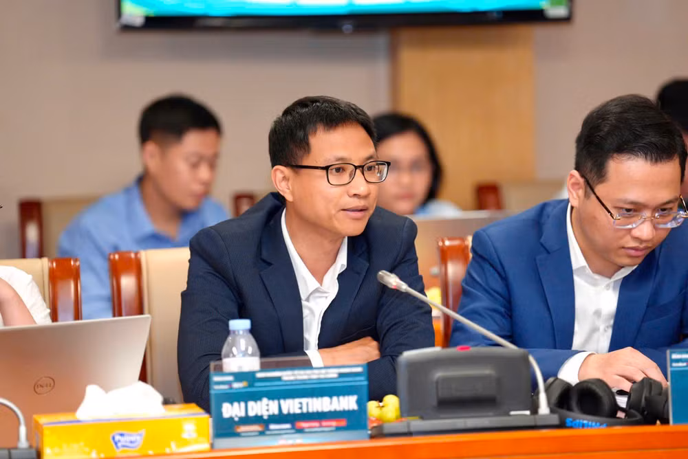 Ông Nguyễn Mạnh Khôi - Trưởng Phòng Kinh doanh vốn, Khối Kinh doanh vốn và thị trường VietinBank. Ảnh: TBNH.
